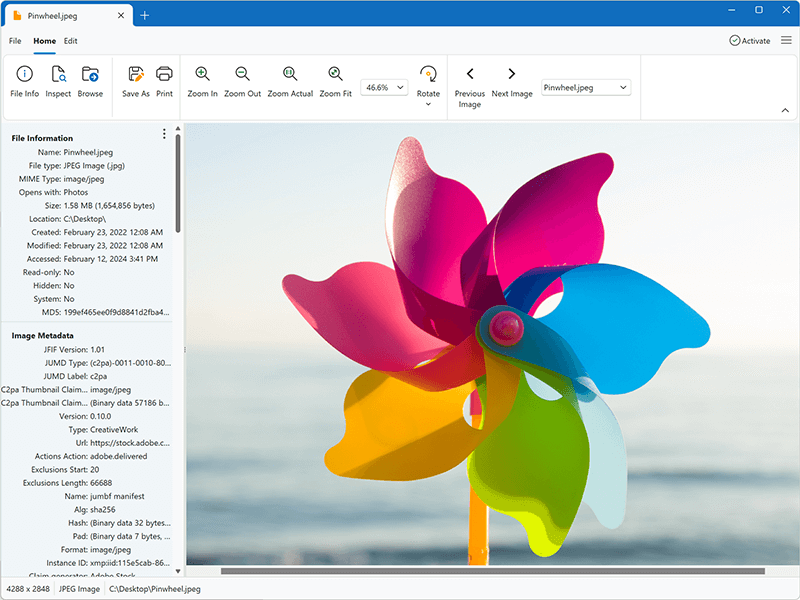FVP 5 Screenshot - Image Viewer