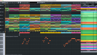 Screenshot of a .fms file in BleuBleu FamiStudio