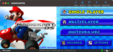 Screenshot of a .nds file in DeSmuME 0.9