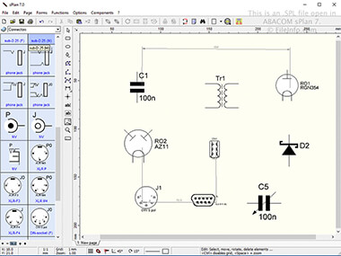 Screenshot of a .spl file in ABACOM sPlan 7.0