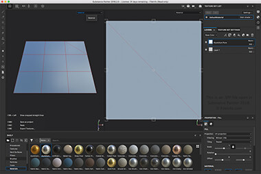 Screenshot of a .spp file in Allegorithmic Substance Painter 2018