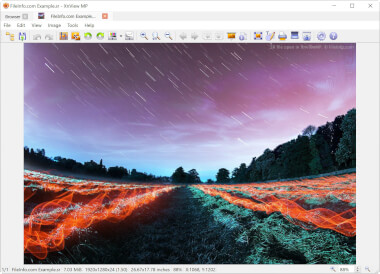 Screenshot of a .sr file in XnViewMP