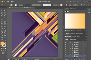 Screenshot of a .svgz file in Adobe Illustrator 2021