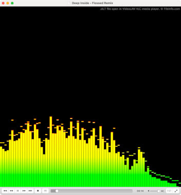 Screenshot of a .ult file in VideoLAN VLC media player