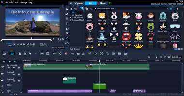 Screenshot of a .vsh file in Corel VideoStudio 2023