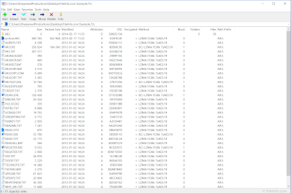 Screenshot of 7-Zip 19