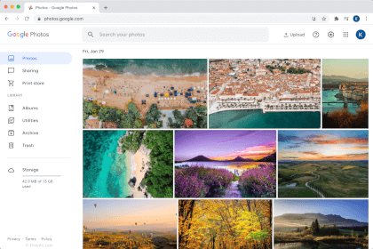 Screenshot of Google Photos 5
